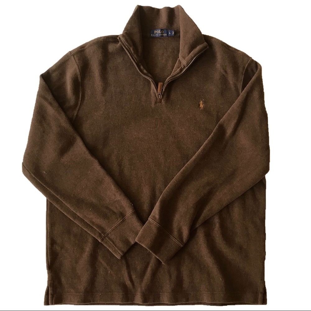 Men’s Polo by Ralph Lauren  Zip Henley Shirt, Sz L